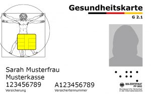 Musterbild Elektronische Gesundheitskarte
