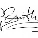 Eingescannte Unterschrift mit dem Namen Smith